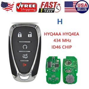 Smart Car Key HYQ4EA for Chevrolet Camaro Cruze Malibu 2016-2020 Remote Fob - Picture 1 of 8