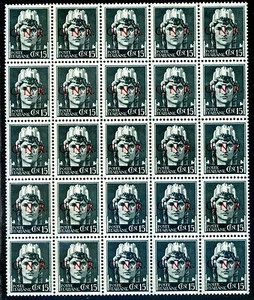 R.S.I. 1944 n. 472 - blocco di 25 ** (m1250) - Imagen 1 de 1