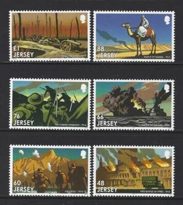 JERSEY 2016 THE GREAT WAR SET OF 6 UNMOUNTED MINT, MNH - Picture 1 of 1