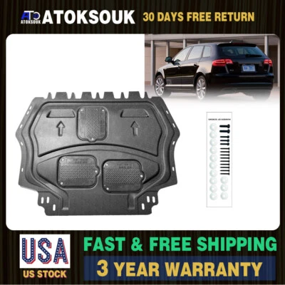 Auto Under Engine Guards Fit For 2006-2013 Audi A3 Splash Guand Mud Flaps Foto 1 de 4