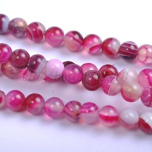 Wholesale Natural Gemstone Round Charms Spacer Loose Beads 4MM 6MM 8MM 10MM 12MM