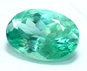 Piedra preciosa suelta zafiro de Ceilán verde cambiante de color natural certificada de 11,25 quilates - Imagen 1 de 5