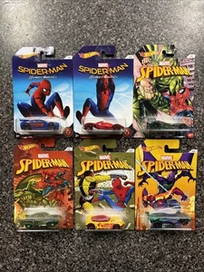 Hot Wheels Spider-Man Set of 6 - New Sealed - 2016 - Picture 1 of 4