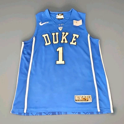 Camiseta Nike NCAA🏀'Duke''Blue Devils''Kyrie Irving'#1 Elite Azul - Para hombres Talla S Foto 1 de 4
