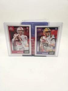 2020 Panini Score Joe Burrow RC Rookie LSU & Ohio State Lot (2) NM+ - Picture 1 of 6