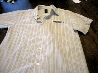 CAMISA FUBU THE COLLECTION NIÑO ABOTONADA CON RAYAS, TALLA 12/14 Foto 1 de 4