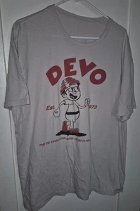 Maglietta DEVO Band Concert Tour lp cd 2XL XXL - Foto 1 di 2