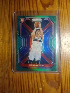 2020-21 Panini Prizm Deni Avdija Green Prizms RC - Picture 1 of 2