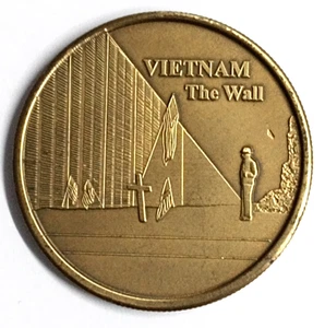 US Military Veteran Vietnam The Wall Memorial USA Challenge Coin 1,5"w - Bild 1 von 2