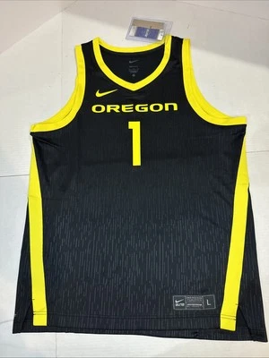 NIKE OREGON DUCKS LIMITED BASKETBALL JERSEY ELITE SIZE:LARGE CZ6583-010 NWT - Image 1 of 4