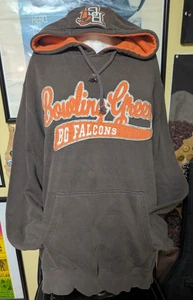 Felpa con cappuccio Bowling Green BSU Falcons cucita scritta 2XL XXL OH - Foto 1 di 4