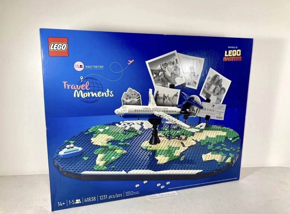 LEGO Travel Moments Building Set, World Map for Travelers and Home Decor 41838 - Image 1 of 1