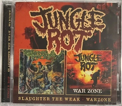 Jungle Rot - Slaughter the Weak / Warzone CD 2021 Back On Black [2 Discs] NEW UK - Image 1 of 2