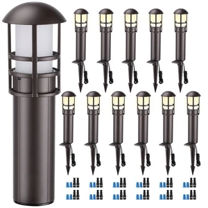 12-Pack 3W Low Voltage LED Landscape Light, ETL Listed, 3000K Warm White - Picture 1 of 7