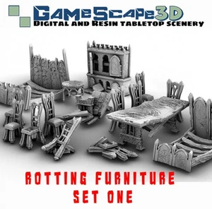 Décor Gamescape Meubles gothique set 1 - Picture 1 of 1