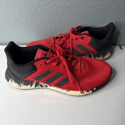 Zapato para correr Adidas PureBoost 21 Primegreen negro/gris/rojo para hombre 10,5 Foto 1 de 4