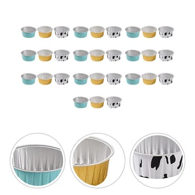  30 Pcs Kuchenkastenformen Kuchenformen Cupcake-Backförmchen Mini-Kuchenformen - Bild 1 von 4