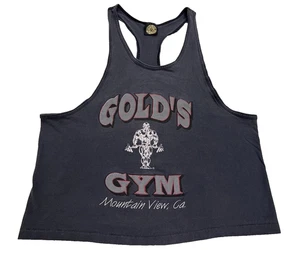Gold's Gym vintage 90s 1990s tank top L 100% cotton muscle tank Bay Area - Picture 1 of 11