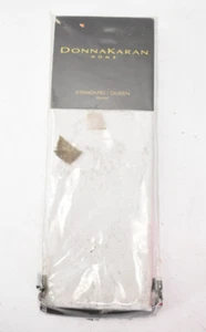 Donna Karan Home Standard Queen Sham Silver/Gray Bedding Platinum Jacquard - Picture 1 of 5