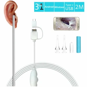 3 in 1 Ear Cleaning Endoscope USB HD Visual Ear Spoon 1.3MP Mini Camera Android - Picture 1 of 8
