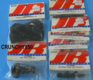 JR Helicopter JRP996056 Flybar Paddle Set (3D) Venture 30/50 Main Rotor Hub LOT - Picture 1 of 3