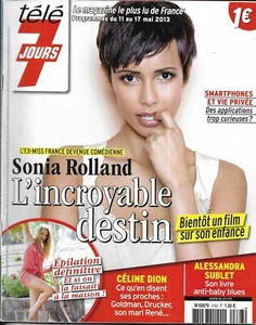 TELE 7 JOURS n°2763 11/05/2013  Sonia Rolland/ Céline Dion/ C.Jacob/ S.Marceau - Imagen 1 de 1