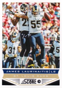 James Laurinaitis 2013 Score #178 St. Louis Rams Football Card