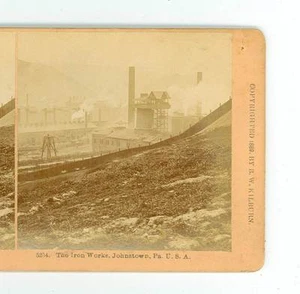 B2643 Kilburn 5254 The Iron Works 1889 Johnstown Pennsylvania D - Bild 1 von 2