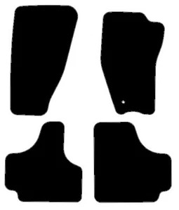 Fits Jeep Cherokee 4th Generation KK 2008-2014 Black Tailored Car Mats Hitech - Picture 1 of 6