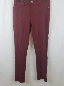 Calvin Klein Jeans Women's Stretch Jeggings Sauvignon Maroon New - Picture 1 of 5
