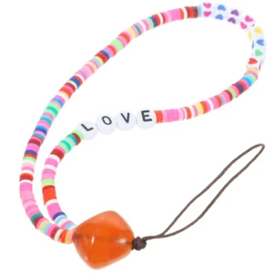 Cute Phone Chain Phone Lanyard Strap Charm Wristlet Bohemian Phone Chain Decor - Zdjęcie 1 z 12