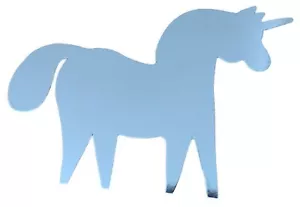 100 Tortenunterlagen "Einhorn", ca. 23x15cm, weiß oder Silber/weiß, Handarbeit! - Bild 1 von 2