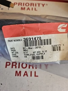 CUMMINS 3691470 OEM TUBE FUEL SUPPLY - Picture 1 of 6