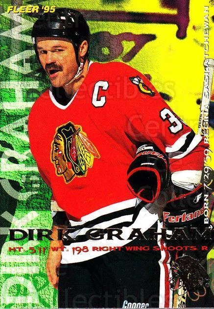 1994-95 Fleer #40 Dirk Graham - Image 1 of 1