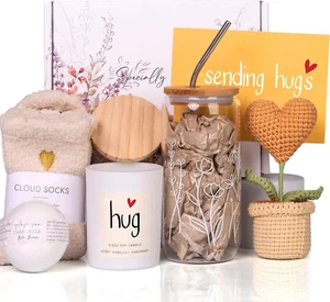 Get Well Care Package for Women - Feel Better Soon Basket, Sympathy and Thinking - Picture 1 of 12