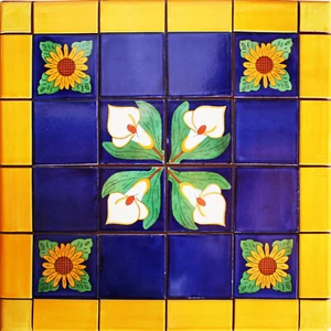 Juego de azulejos mexicanos TalaMex Tavira mural salpicadero - Imagen 1 de 1