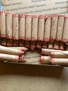 1950-P LINCOLN WHEAT CENT PENNY 30 ROLLS (1,500 coins) nice condition - Picture 1 of 2