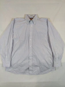 Gitman Bros. Shirt Men's 16/33 THE Locker Room Dress Button Down Check Blue USA - Picture 1 of 8