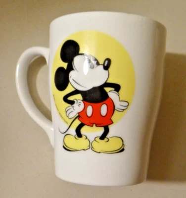 Vintage Disney Japan Mickey Mouse Ceramic Coffee Mug EX HTF! - Image 1 of 4
