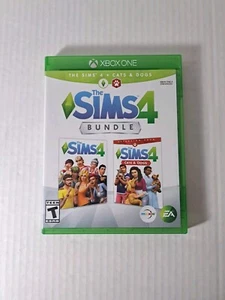 The Sims 4 Bundle - Cats & Dogs For Microsoft Xbox One - Good Condition - Tested - Picture 1 of 3