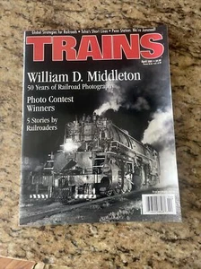 Trains Magazine / April 2001 / Free Domestic Shipping - Picture 1 of 2