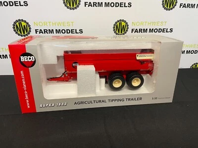Remolque basculante doble eje BECO SUPER 1800 ESCALA 1:32 AT COLLECTION - Imagen 1 de 3