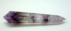 Vogel Inspired Amethyst Double Terminated Crystal Wand with 12 Sides - Picture 1 of 12