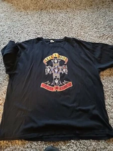 GUNS N ROSES Appetite For Destruction - Cross T SHIRT 2XL used - Picture 1 of 4