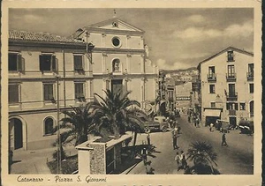 Piazza S. Giovanni - Catanzaro Animata non viaggiata anni '50   - Picture 1 of 1