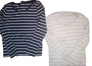 Lot Of 2❕Women's Tommy Hilfiger 🇨🇵Shirts(Long Sleeve) Size 👕 Medium - Picture 1 of 5