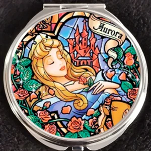 Prinzessin Aurora Dornröschen Disneyland Disney World Make-up Kompaktspiegel - Bild 1 von 2