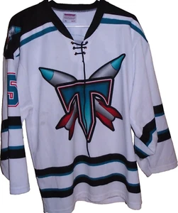 Vintage Tacoma Rockets Hockey Jersey White Kennedy XS - Picture 1 of 3