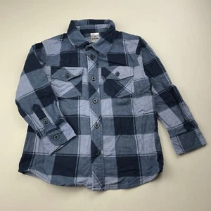 Boys size 4, Kids & Co, flannel cotton long sleeve shirt, EUC - Picture 1 of 6