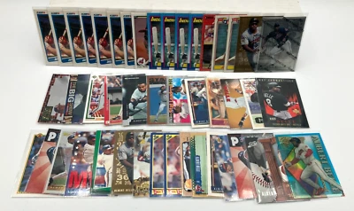 Lote de 46 tarjetas de béisbol Albert Belle Cleveland, Topps, UD, Fleer, insertos Foto 1 de 4